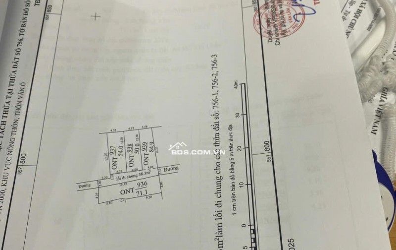 Tài chính nhỉnh 1 tỷ có ngay 50m ngay cạnh hồ ở Đại Đồng. Lh 0362554684